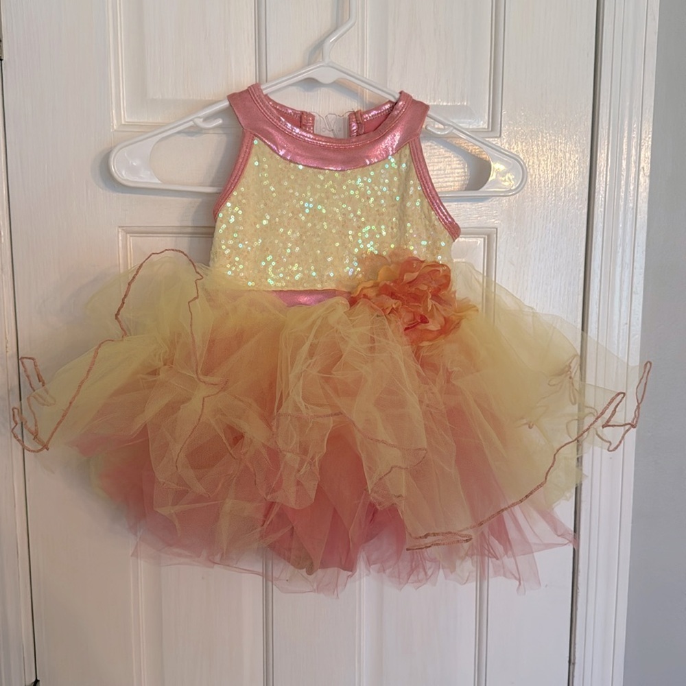 Ballet dance costume outfit and matching barret